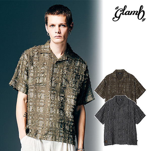 2026 春 先行予約 2月下旬〜3月上旬入荷予定 glamb グラム Fuzzy Check Shirt シャツ 送料無料 キャンセル不可 atftps