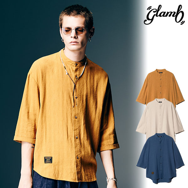 2026 春 先行予約 2月上旬〜中旬入荷予定 glamb グラム Stand Collar Shirt シャツ スタンドカラーシャツ キャンセル不可 atftps