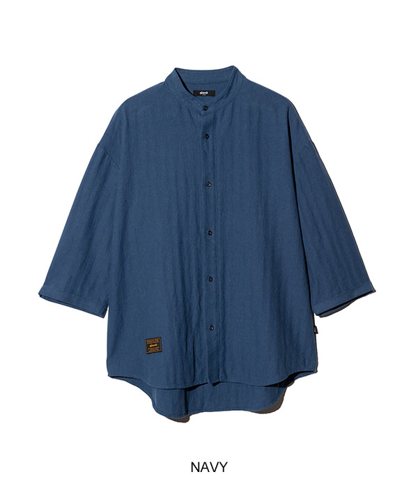 2026 春 先行予約 2月上旬〜中旬入荷予定 glamb グラム Stand Collar Shirt シャツ スタンドカラーシャツ キャンセル不可 atftps 2026 春 先行予約 2月上旬〜中旬入荷予定 glamb グラム Stand Collar Shirt