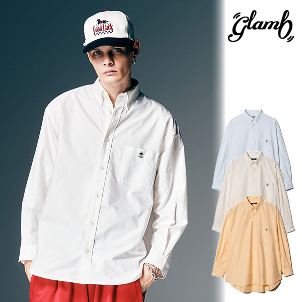 2026 春 先行予約 2月下旬〜3月上旬入荷予定 glamb グラム Forbidden Apple Oxford Shirt シャツ 送料無料 キャンセル不可 atftps
