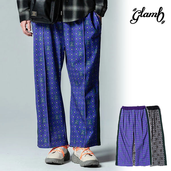 30％OFF SALE セール glamb グラム Glitter Monogram Jersey Pants パンツ 送料無料 atfpts