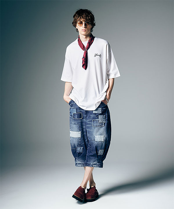 2026 夏 先行予約 6月下旬〜7月上旬入荷予定 glamb グラム Unplugged Cropped Denim パンツ 送料無料 キャンセル不可 atfpts_9