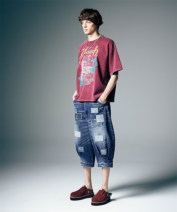 2026 夏 先行予約 6月下旬〜7月上旬入荷予定 glamb グラム Unplugged Cropped Denim パンツ 送料無料 キャンセル不可 atfpts_10