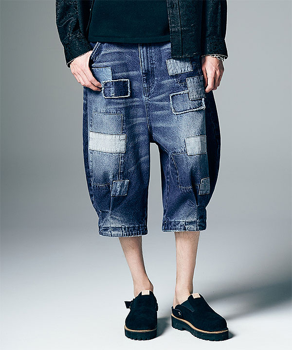 2026 夏 先行予約 6月下旬〜7月上旬入荷予定 glamb グラム Unplugged Cropped Denim パンツ 送料無料 キャンセル不可 atfpts_1