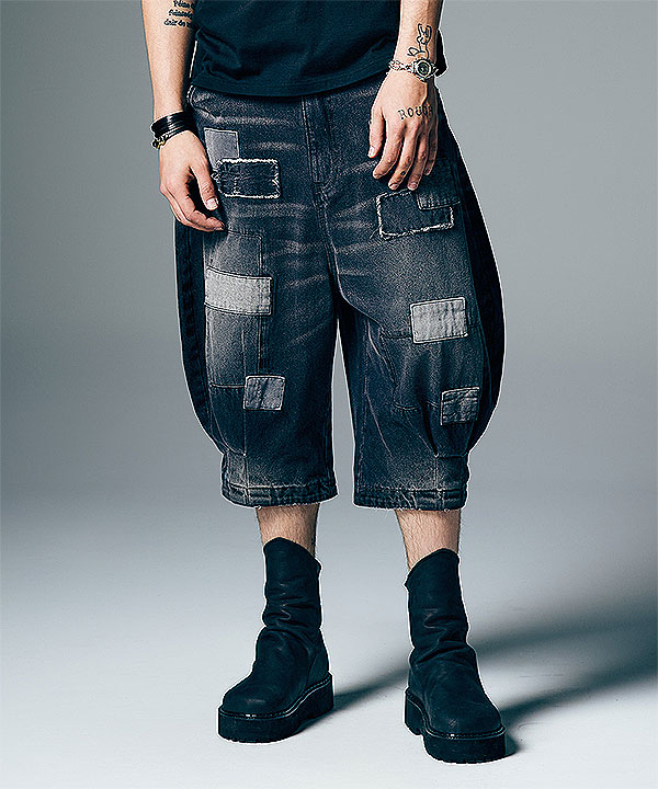 2026 夏 先行予約 6月下旬〜7月上旬入荷予定 glamb グラム Unplugged Cropped Denim パンツ 送料無料 キャンセル不可 atfpts_2