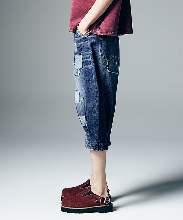 2026 夏 先行予約 6月下旬〜7月上旬入荷予定 glamb グラム Unplugged Cropped Denim パンツ 送料無料 キャンセル不可 atfpts_5