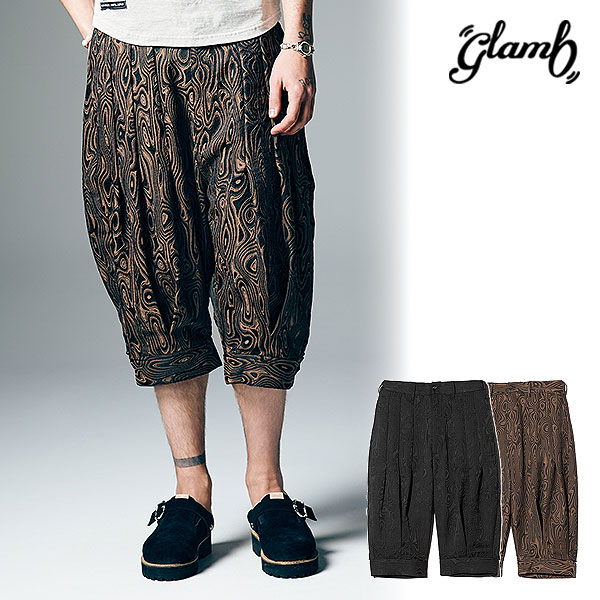 2026 夏 先行予約 6月下旬〜7月上旬入荷予定 glamb グラム Marble Pleats Cropped Pants パンツ 送料無料 キャンセル不可 atfpts
