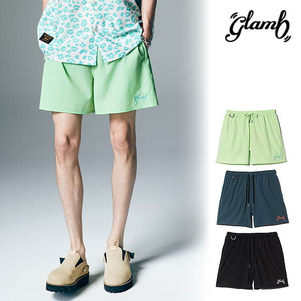 2026 夏 先行予約 6月中旬〜下旬入荷予定 glamb グラム Spin Logo Swim Shorts ショートパンツ ショーツ キャンセル不可 atfpts
