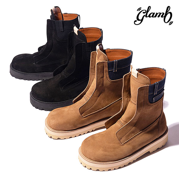 2026 秋 先行予約 9月上旬〜中旬入荷予定 glamb グラム Denim Combination Outdoor Boots ブーツ 送料無料 キャンセル不可 atfacc