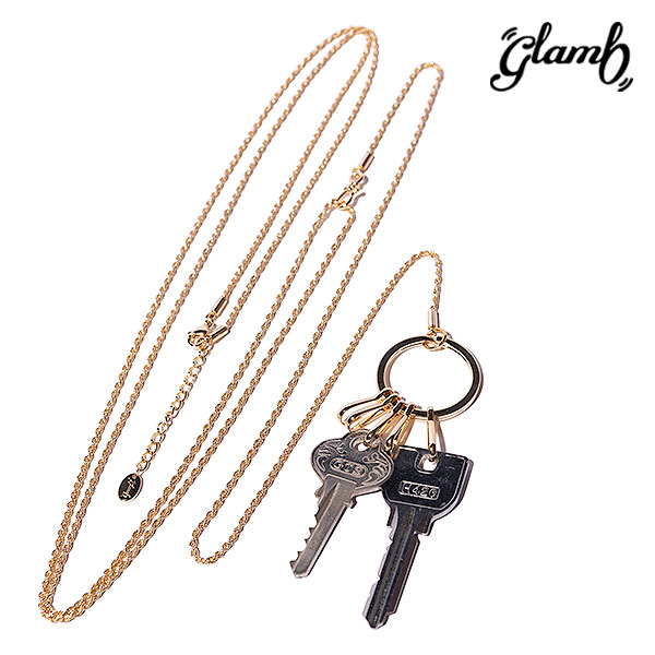 2026 秋 先行予約 8月下旬〜9月上旬入荷予定 glamb グラム Key Ring Long Necklace ネックレス 送料無料 キャンセル不可 atfacc