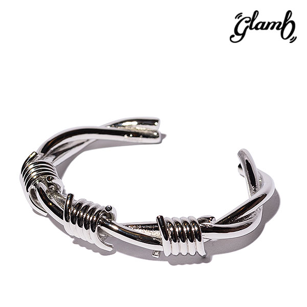2026 秋 先行予約 8月下旬〜9月上旬入荷予定 glamb グラム Barbed Wire Half Bangle バングル 送料無料 キャンセル不可 atfacc
