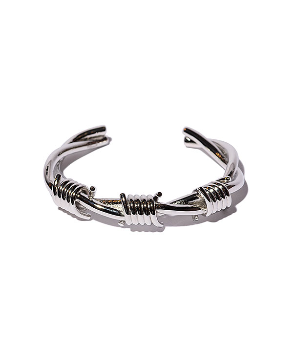 2026 秋 先行予約 8月下旬〜9月上旬入荷予定 glamb グラム Barbed Wire Half Bangle バングル 送料無料 キャンセル不可 atfacc_4