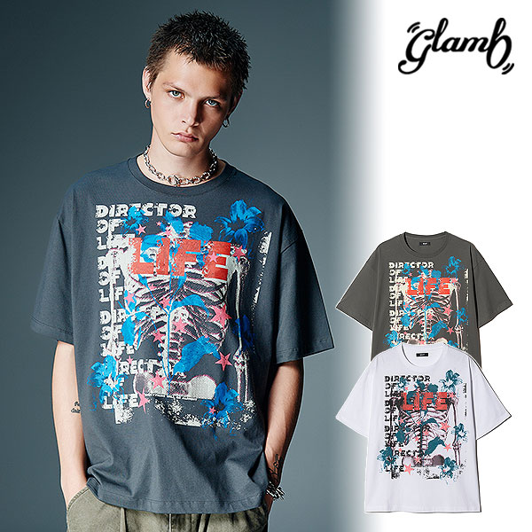2026 秋 先行予約 7月下旬〜8月上旬入荷予定 glamb グラム LIFE Cutsew Tシャツ ライフカットソー 送料無料 キャンセル不可 atftps