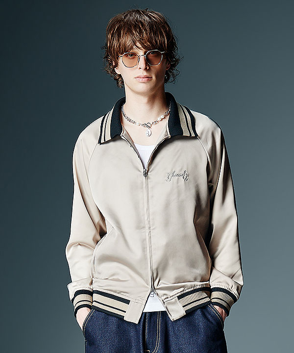 2026 秋 先行予約 8月上旬〜中旬入荷予定 glamb グラム Director Satin Jacket ジャケット 送料無料 キャンセル不可 atfjkt_1