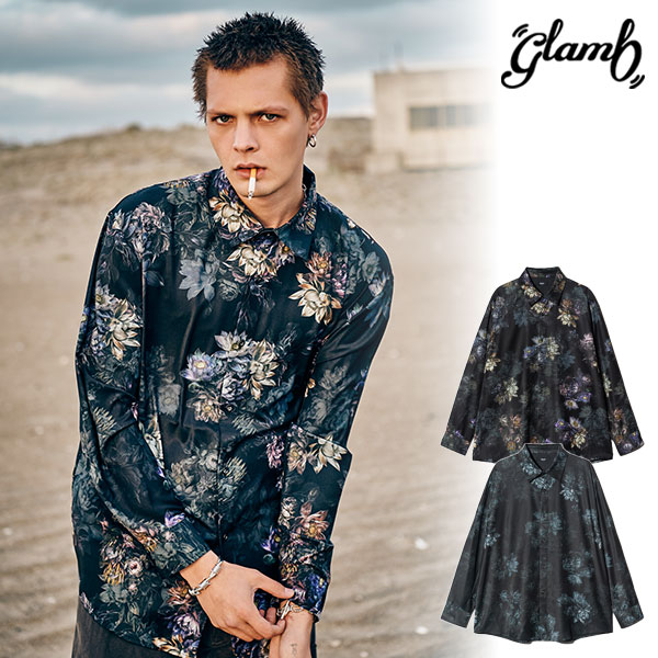 2026 秋 先行予約 8月上旬〜中旬入荷予定 glamb グラム Parade Aloha Shirt フラワーシャツ送料無料 キャンセル不可 atfjkt