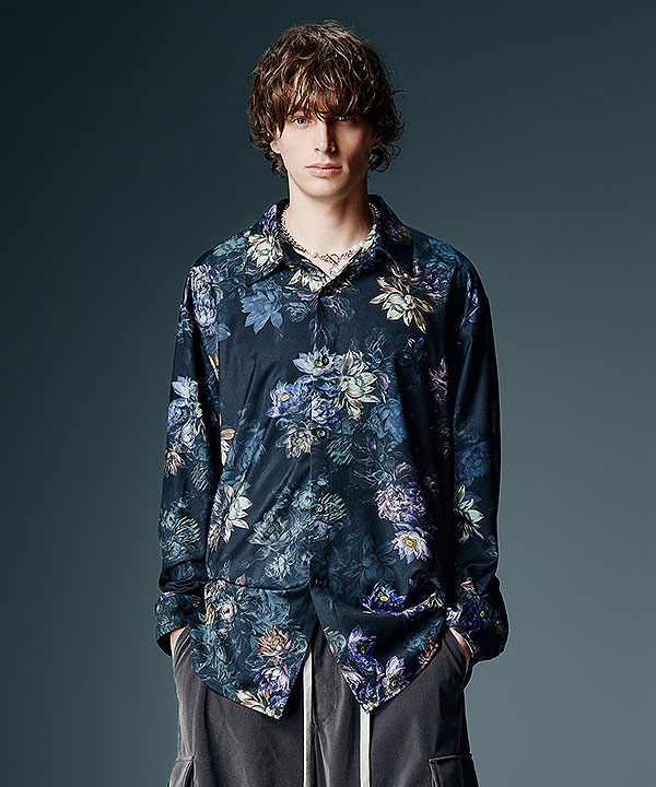 2026 秋 先行予約 8月上旬〜中旬入荷予定 glamb グラム Parade Aloha Shirt フラワーシャツ送料無料 キャンセル不可 atfjkt_2