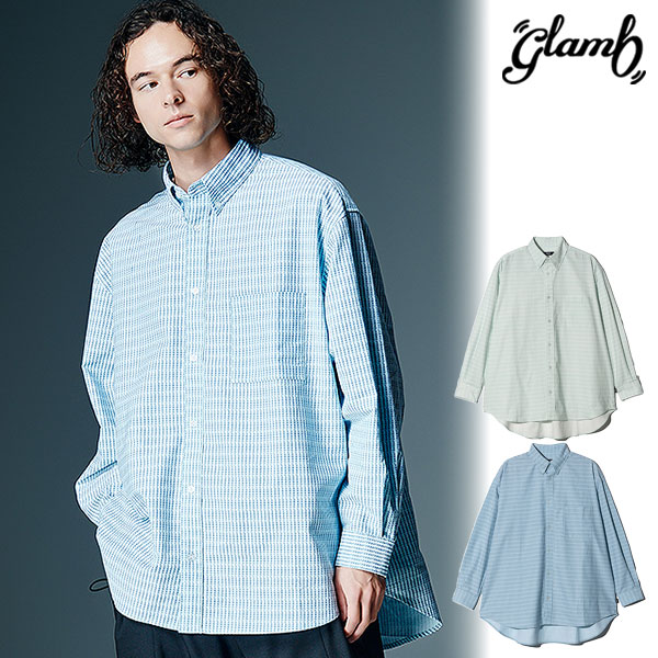 2026 秋 先行予約 8月下旬〜9月上旬入荷予定 glamb グラム Synth Leather Button Down Shirt レザー シャツ  送料無料 atfjkt