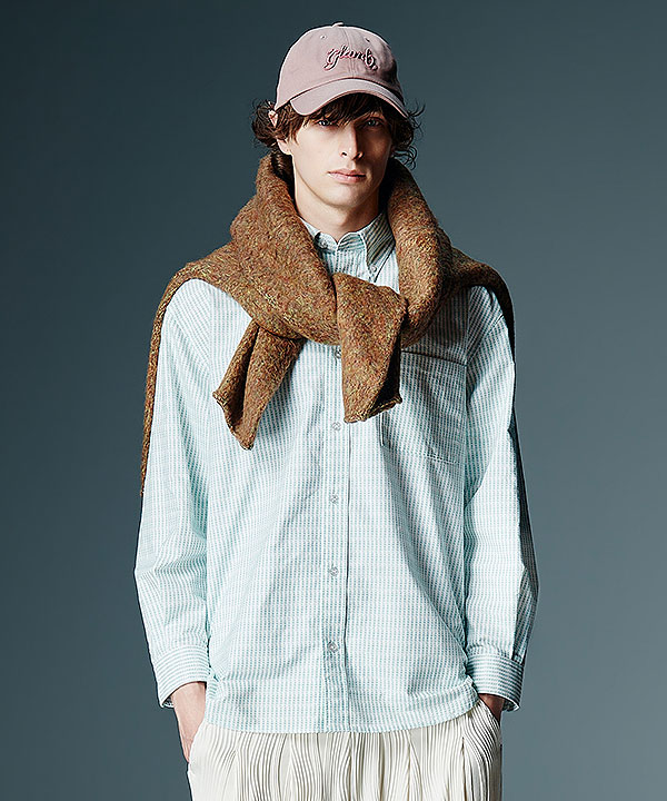 2026 秋 先行予約 8月下旬〜9月上旬入荷予定 glamb グラム Synth Leather Button Down Shirt レザー シャツ  送料無料 atfjkt_2
