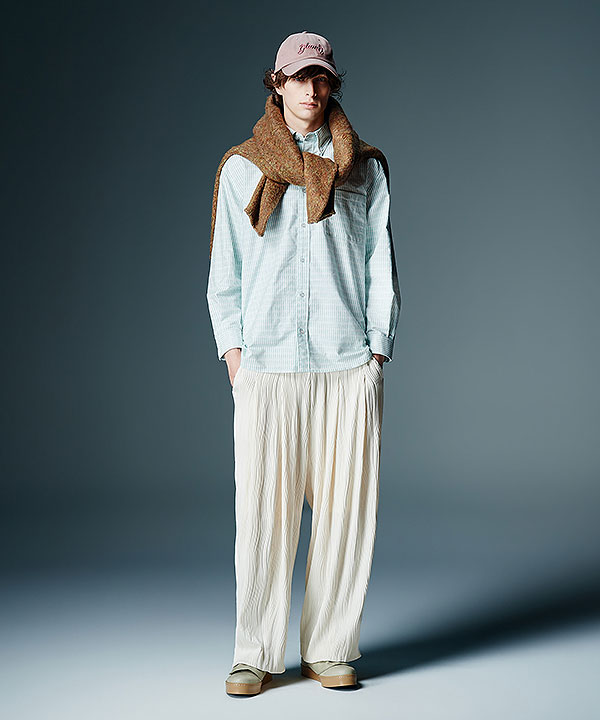 2026 秋 先行予約 8月下旬〜9月上旬入荷予定 glamb グラム Synth Leather Button Down Shirt レザー シャツ  送料無料 atfjkt_3