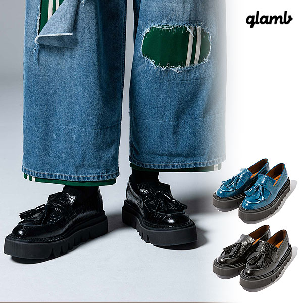 20％OFF SALE セール glamb グラム Shark Sole Loaffers ローファー 送料無料 atfaccの通販は