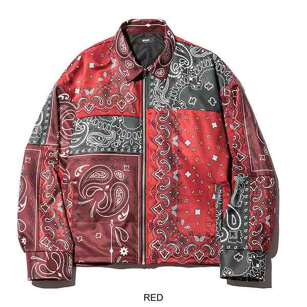 2023 春 先行予約 3月下旬〜4月上旬入荷予定 glamb グラム Big Paisley Blouson ビッグ ペイズリーブルゾン 送料無料  atftps｜au PAY マーケット