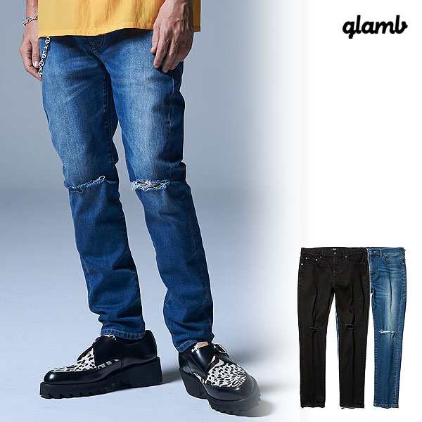 20％OFF SALE セール glamb グラム Tight Crused Denim パンツ 送料無料 atfpts