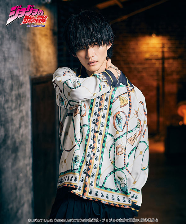 glamb×ジョジョの奇妙な冒険 4部 glamb グラム Jotaro Shirt シャツ コラボ atftps_10