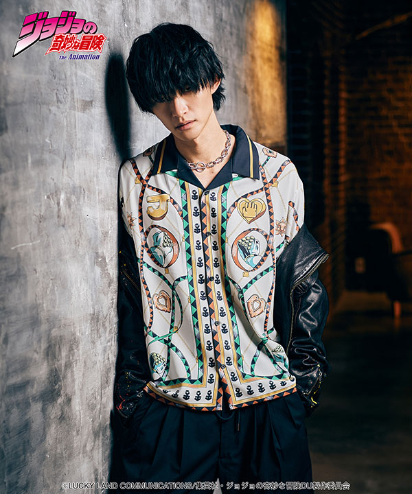 glamb×ジョジョの奇妙な冒険 4部 glamb グラム Jotaro Shirt シャツ コラボ atftps_15