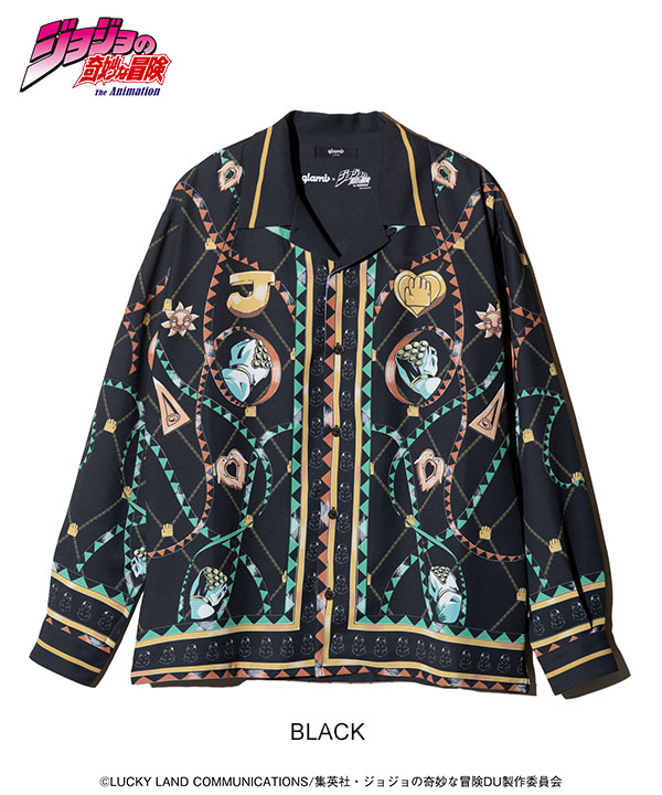 glamb×ジョジョの奇妙な冒険 4部 glamb グラム Jotaro Shirt シャツ コラボ atftps_18