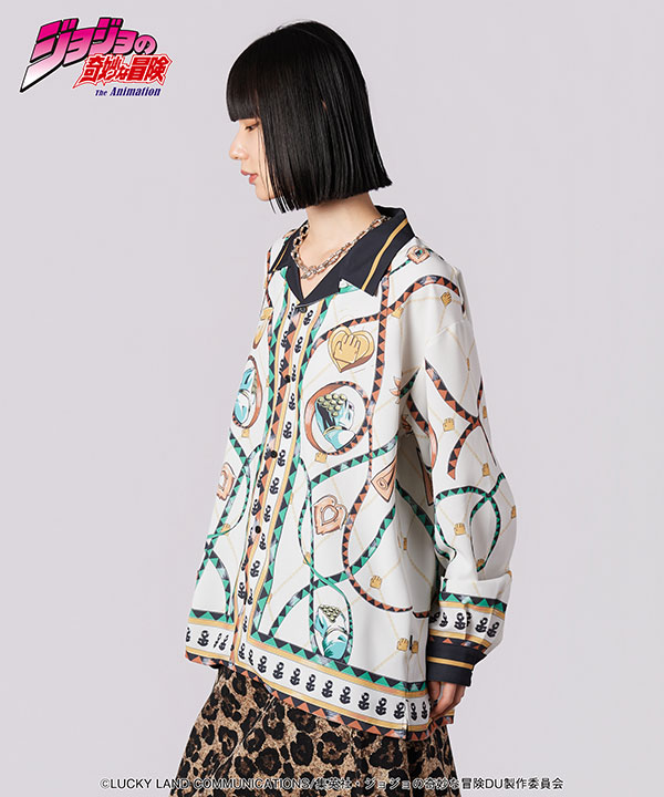 glamb×ジョジョの奇妙な冒険 4部 glamb グラム Jotaro Shirt シャツ コラボ atftps_3