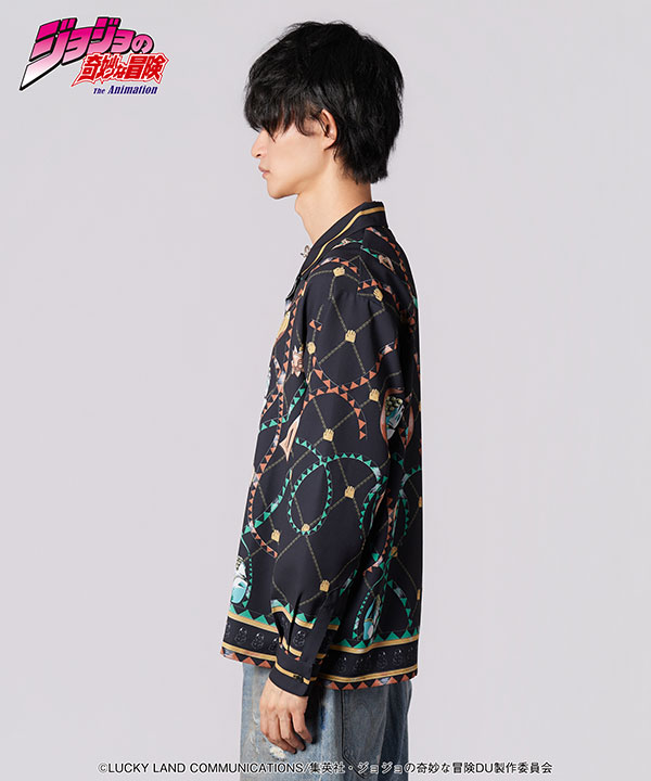 glamb×ジョジョの奇妙な冒険 4部 glamb グラム Jotaro Shirt シャツ コラボ atftps_5