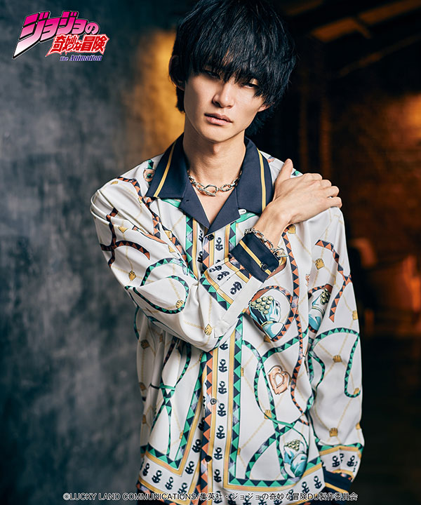 glamb×ジョジョの奇妙な冒険 4部 glamb グラム Jotaro Shirt シャツ コラボ atftps_8