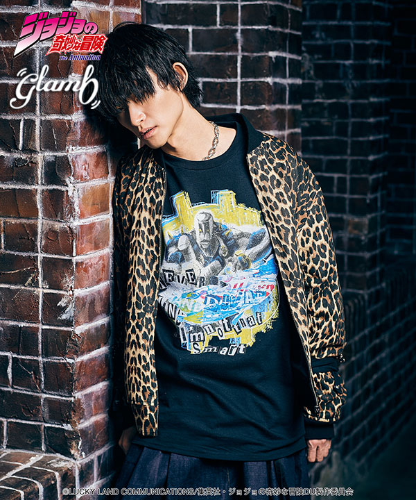 glamb×ジョジョの奇妙な冒険 4部 glamb グラム The Hand Cutsew Tシャツ atftps JOJO