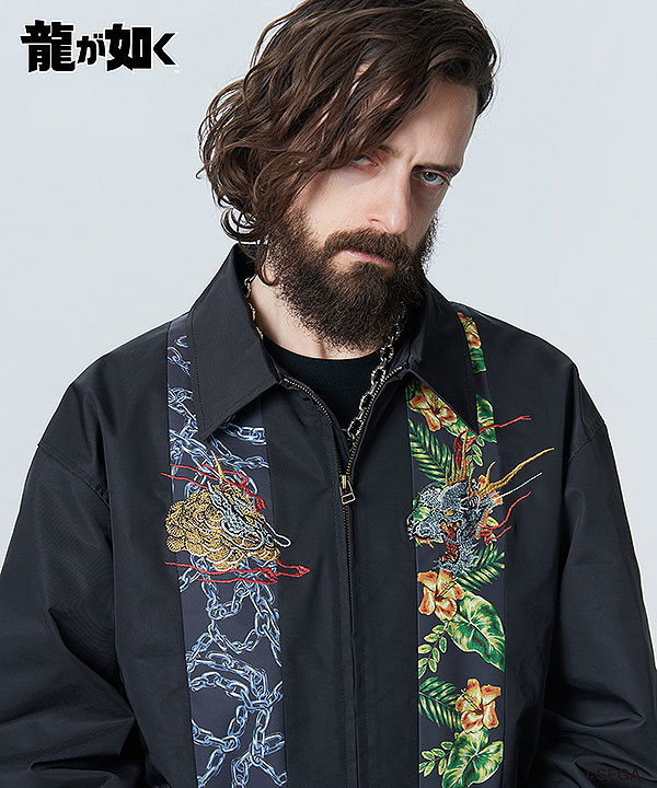 glamb×龍が如く 極3 / 龍が如く3外伝 Dark Ties 先行予約 5月中旬〜下旬入荷予定 glamb グラム Kiryu vs Mine Jacket ジャケット atfjkt_4
