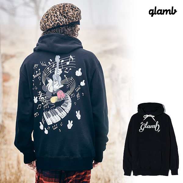 glamb グラム Mickey Mouse Hoodie ミッキマウスフーディ パーカー 送料無料 atftps