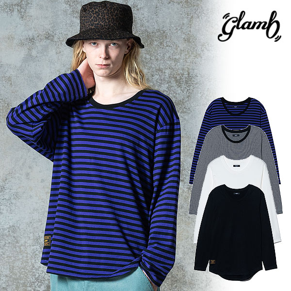 glamb グラム Loose Neck Long Sleeves T-Shirt ルーズネック ロングスリーブ Tシャツ 長袖 ロンT 送料無料 atftps