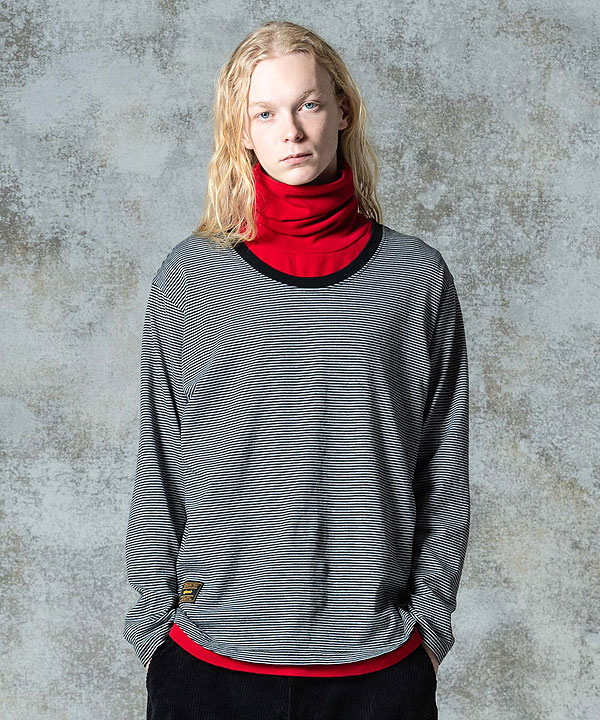 glamb グラム Loose Neck Long Sleeves T-Shirt ルーズネック ロングスリーブ Tシャツ 長袖 ロンT 送料無料 atftps_3