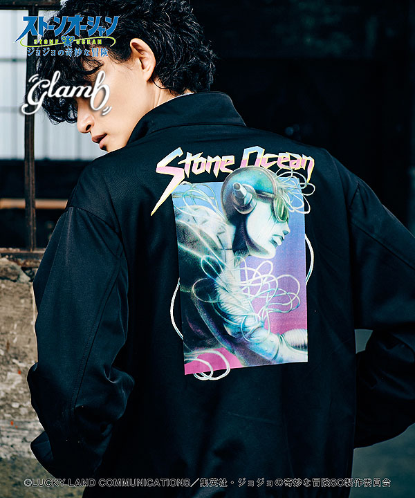 glamb×ジョジョの奇妙な冒険 ストーンオーシャン glamb グラム Jolyne’s Stand Blouson atfjkt