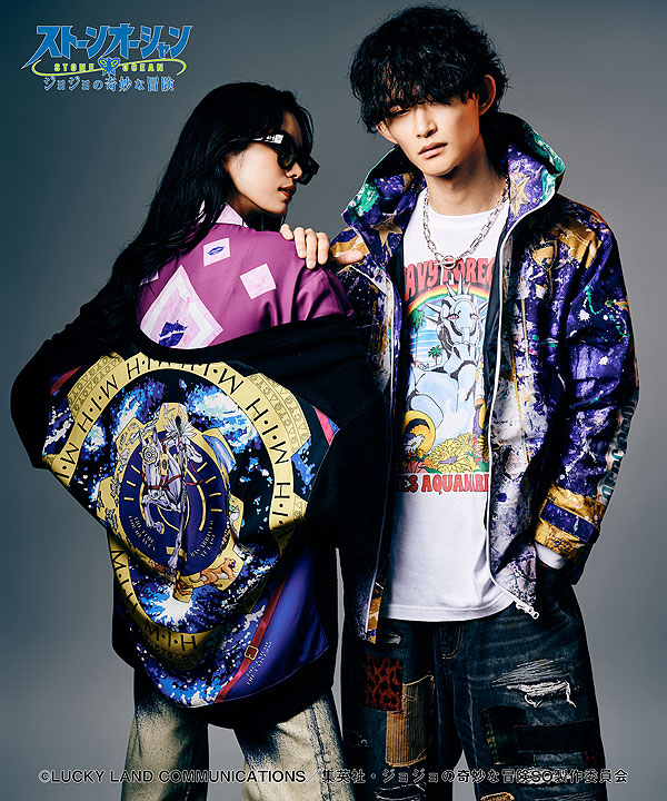 glamb×ジョジョの奇妙な冒険 ストーンオーシャン glamb グラム E・Costello’s Stand Shirt atftps_13
