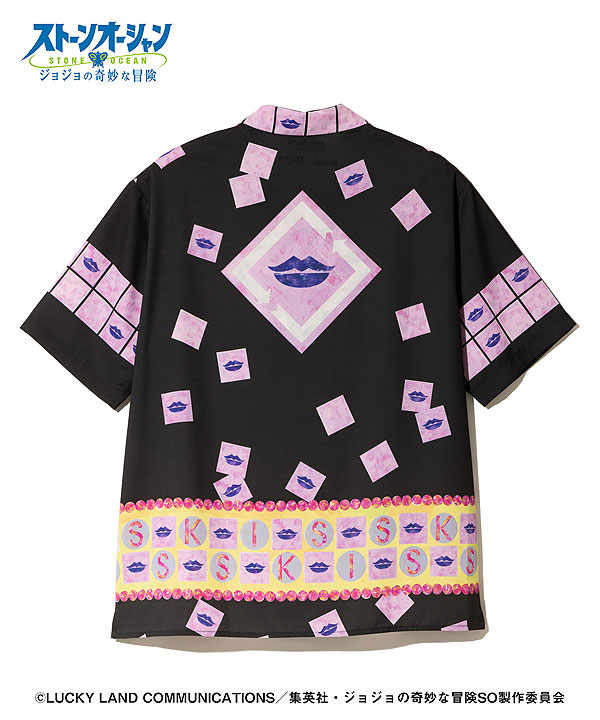 glamb×ジョジョの奇妙な冒険 ストーンオーシャン glamb グラム E・Costello’s Stand Shirt atftps_18