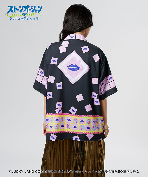 glamb×ジョジョの奇妙な冒険 ストーンオーシャン glamb グラム E・Costello’s Stand Shirt atftps_3