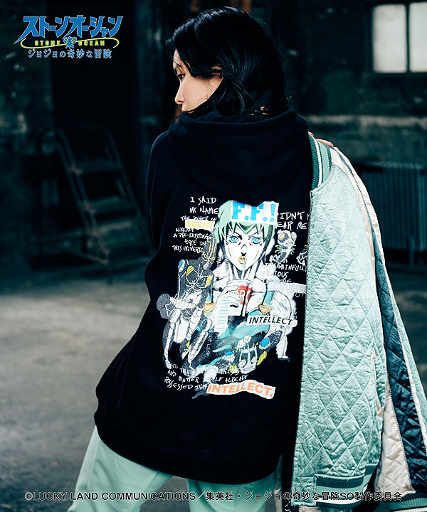 glamb×ジョジョの奇妙な冒険 ストーンオーシャン glamb グラム F・F Hoodie パーカー atftps_3