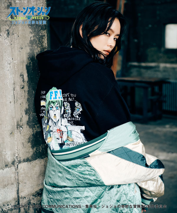 glamb×ジョジョの奇妙な冒険 ストーンオーシャン glamb グラム F・F Hoodie パーカー atftps_4