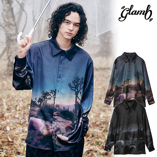 glamb グラム Hidden Valley Shirt ヒドゥンバレーシャツ 送料無料 atftps