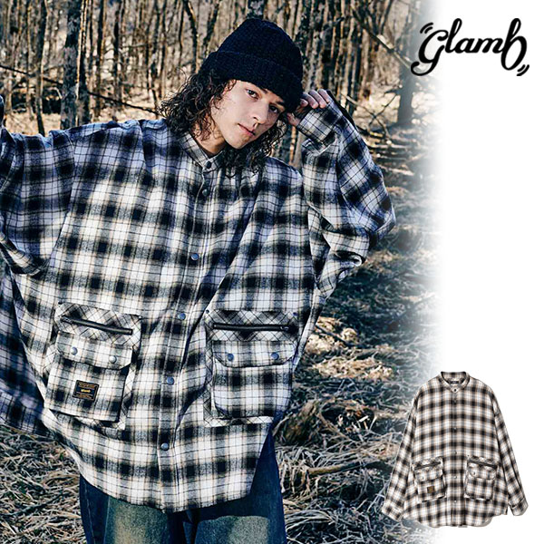 glamb×ARTIF別注 グラム 4XL Stand Collar Shirt ARTIF ver. atftps