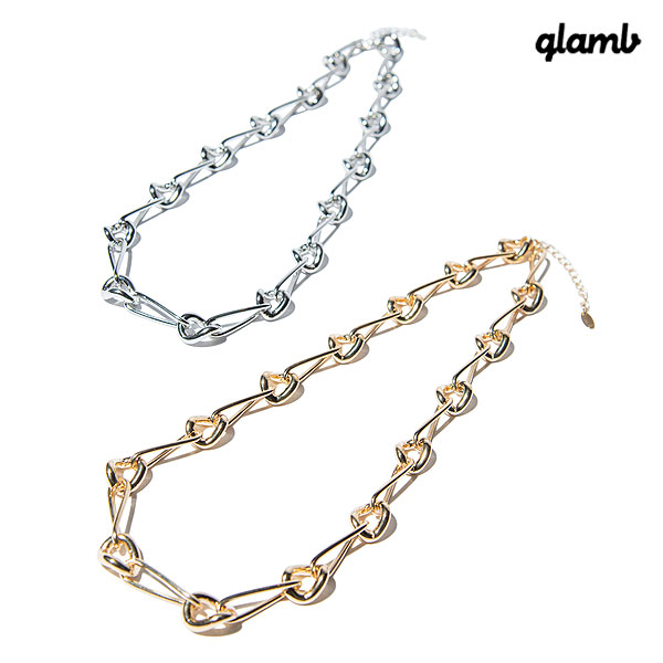 glamb グラム Pin Chain Necklace ピンチェーンネックレス ネックレス 送料無料 atfaccの通販は