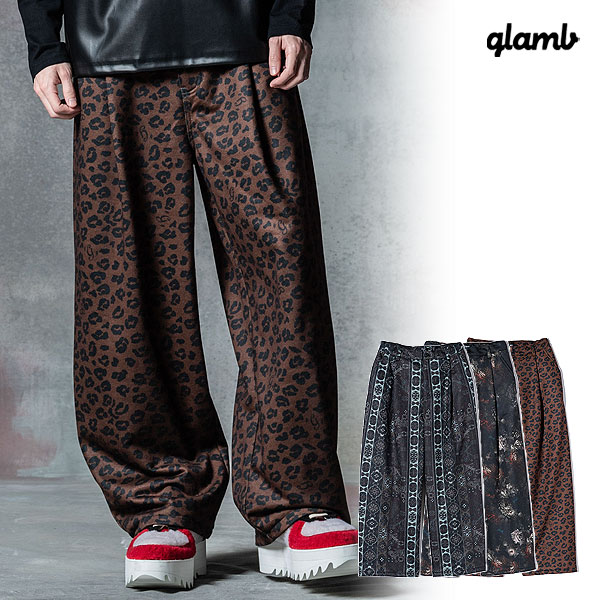 glamb グラム Whole Pattern Baggy Pants ホールパターンバギーパンツ atftps