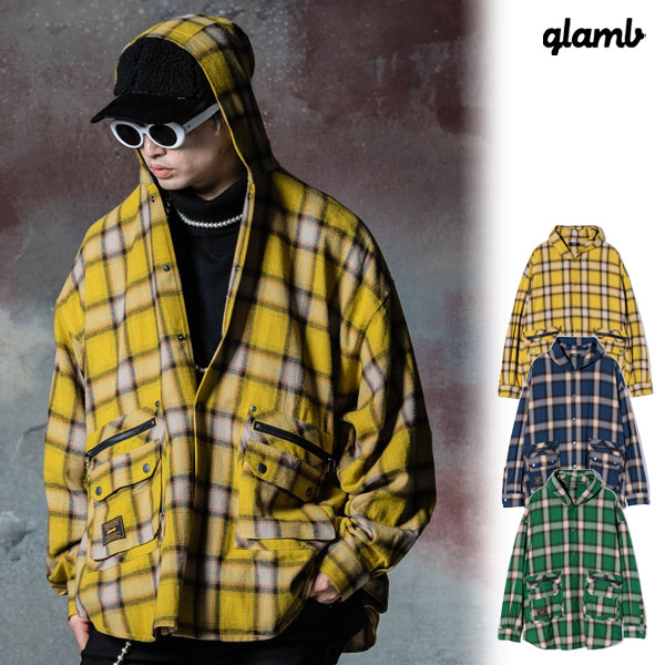 glamb グラム 4XL Hood Shirt フードシャツ 送料無料 atftpsの通販は
