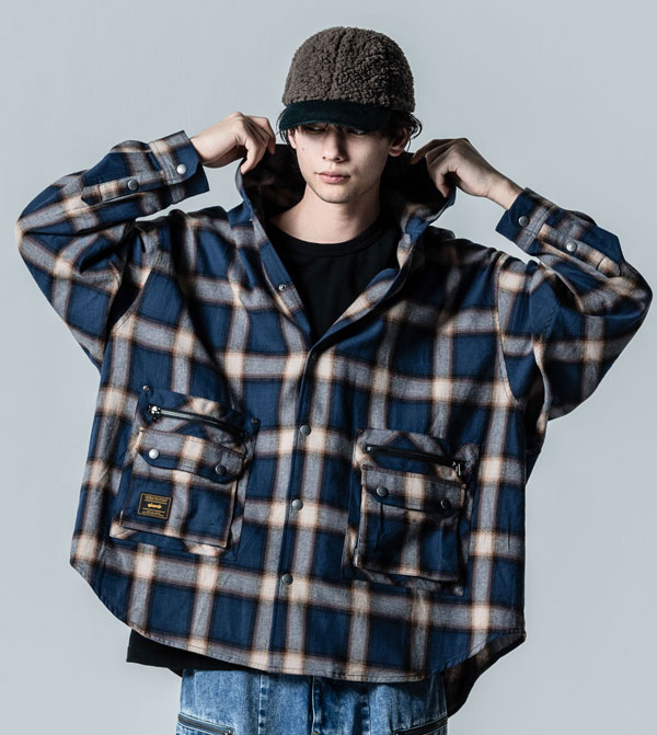 20％OFF SALE セール glamb グラム 4XL Hood Shirt フードシャツ 送料