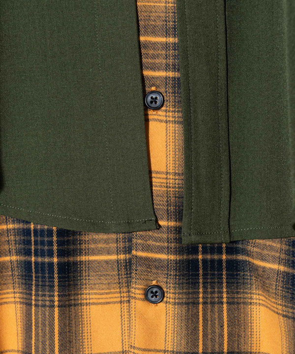 glamb グラム Double Layered Shirt ダブル レイヤードシャツ 送料無料 atftpsの通販は glamb グラム Double Layered Shirt ダブル レイヤードシャツ 送料無料 atftpsの通販は